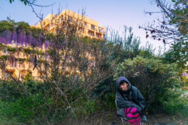 Reportage photo sur les sans domicile fixe au quai des berges à Bordeaux