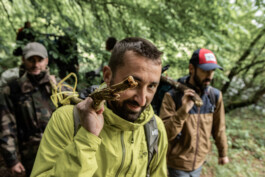 Reportage photo sur un stage de survie avec Denis Tribaudeau 