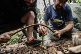 Reportage photo sur un stage de survie avec Denis Tribaudeau 