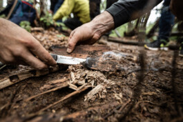 Reportage photo sur un stage de survie avec Denis Tribaudeau 