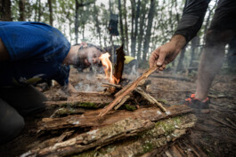 Reportage photo sur un stage de survie avec Denis Tribaudeau 