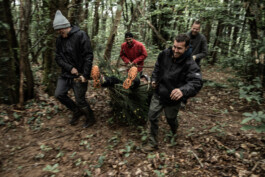 Reportage photo sur un stage de survie avec Denis Tribaudeau 