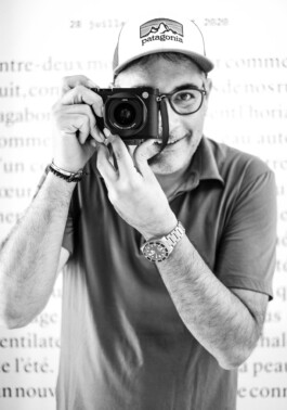Portrait photo noir et blanc David Sepeau