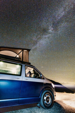 David Sepeau Photographe Bordeaux gironde nouvelle aquitaine France Vanlife photo de nuit Van Volkswagen T6 California Ocean 