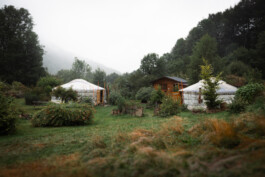 Le portillon des fée, lieu alternatif de vie en dehors du système. Les yourtes 