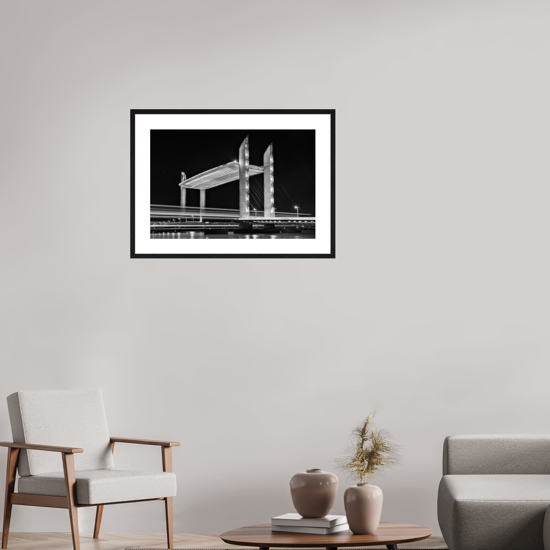 Tirage photo noir et blanc